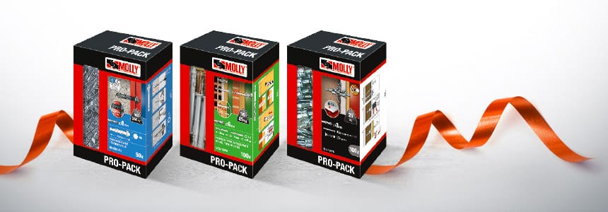 Lancement d’une gamme pour</br> gros travaux : Gamme <b>PRO-PACK</b>